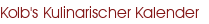 Kolb's Kulinarischer Kalender