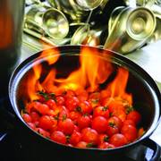 Kirschtomaten, flambiert