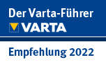 Empfehlung im Varta Führer 2022
